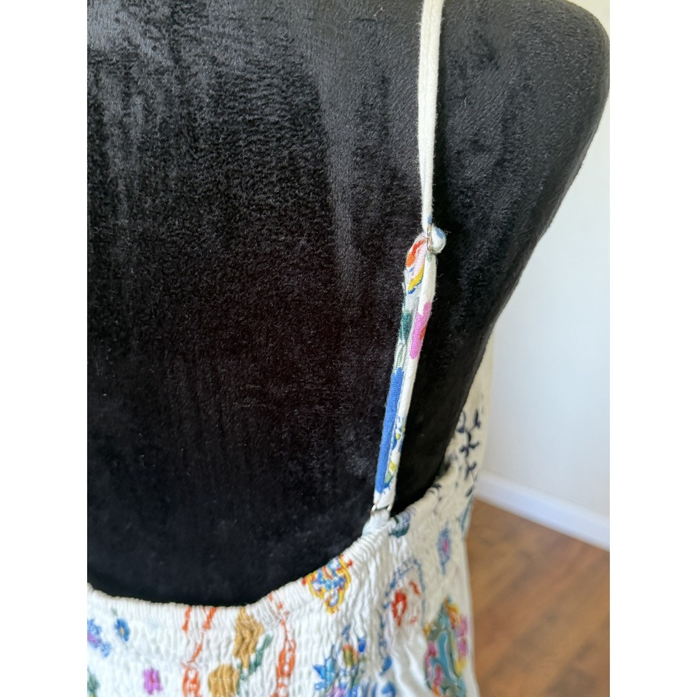 Label of Love Linen Blend Sundress SZ XL Adjustable Straps - Picture 12 of 12